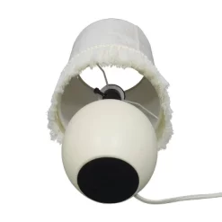 Small Table Lamp With Fringe Shade Off-White (Includes LED Light Bulb) - Opalhouse™ Designed With Jungalow™ -Lighting Discount Store GUEST d90258f8 fdb3 4965 9481 654431d459c8