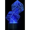 AZ Import 3D Dice Lighting Laser Cut Precision LED Lights