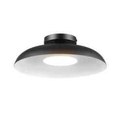 1-Light LED Integrated Matte Black Flush Mount Ceiling Light - Globe Electric -Lighting Discount Store GUEST da97c2cd 8e47 4722 95ae 08120ae15e51