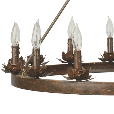 Ring Chandelier Brown - Splendor Home 1 Ring Chandelier Brown - Splendor Home