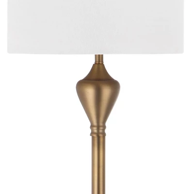 Xenia Floor Lamp - LIT4333 - Brown - Safavieh 3 Xenia Floor Lamp - LIT4333 - Brown - Safavieh - Image 3