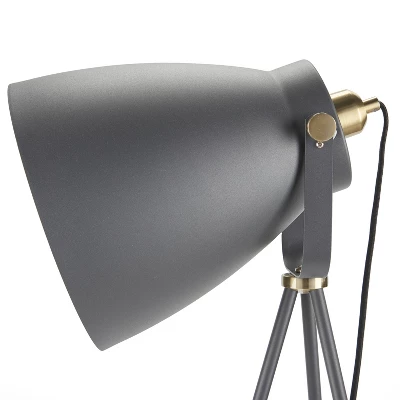 57" Industrial Adjustable Tripod Spotlight Floor Lamp - Nourison 6 57" Industrial Adjustable Tripod Spotlight Floor Lamp - Nourison - Image 6