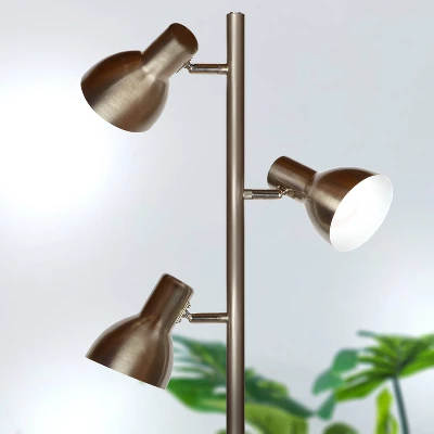 Brightech Ethan Modern Dimmable Integrated LED Tree Floor Lamp Brushed Nickel : LED Tripod ,Smart Home Compatible, UL Listed 3 Brightech Ethan Modern Dimmable Integrated LED Tree Floor Lamp Brushed Nickel : LED Tripod ,Smart Home Compatible, UL Listed - Image 3