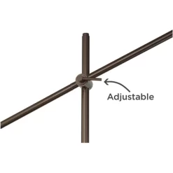 Possini Euro Design Modern Floor Lamp With USB Port 62 1/2" Tall Oil Rubbed Bronze Boom Arm Brown Drum Shade For Living Room House 10 Possini Euro Design Modern Floor Lamp With USB Port 62 1/2" Tall Oil Rubbed Bronze Boom Arm Brown Drum Shade For Living Room House -Lighting Discount Store GUEST e66ed521 5fd8 4f19 a50b 71e359f47c9c