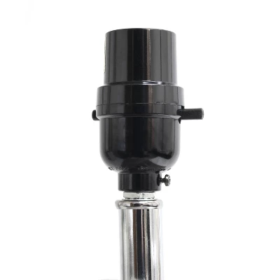 Leather Table Lamp And Fabric Shade Teal - Elegant Designs 6 Leather Table Lamp And Fabric Shade Teal - Elegant Designs - Image 6