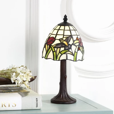 JONATHAN Y Hummingbird Tiffany-Style LED Table Lamp 8 JONATHAN Y Hummingbird Tiffany-Style LED Table Lamp - Image 8