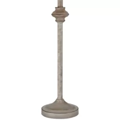 360 Lighting Lynn Country Cottage Buffet Table Lamps 26 3/4" High Set Of 2 Beige Wood White Drum Shade For Bedroom Living Room Bedside Nightstand Kids -Lighting Discount Store GUEST ef3f0299 4342 4739 a677 5cde3bcdcfca