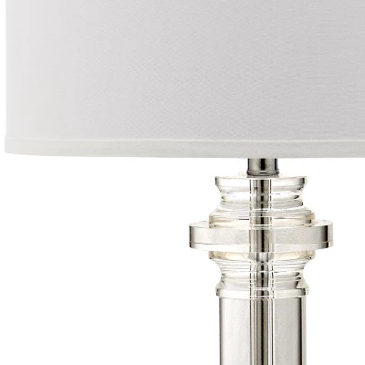 30" Nina Crystal Column Lamp Clear (Includes CFL Light Bulb) - Safavieh 4 30" Nina Crystal Column Lamp Clear (Includes CFL Light Bulb) - Safavieh - Image 4