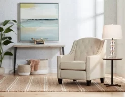 360 Lighting Mersenne Modern Table Lamp 26" High Clear Crystal Globes Stacked Silver Pole White Drum Shade For Bedroom Living Room Bedside Nightstand -Lighting Discount Store GUEST ef9972a6 fca6 409e 9b8a e1b5d2d80244