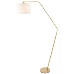 Elis 76" Floor Lamp - FLL7000 - Gold - Safavieh