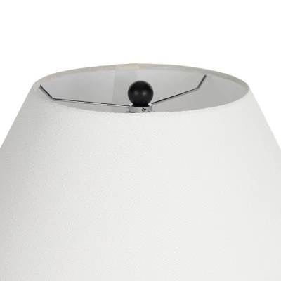 Nourison 28" Black Wrought Iron Heritage Metal Slim Tripod Table Lamp 5 Nourison 28" Black Wrought Iron Heritage Metal Slim Tripod Table Lamp - Image 5