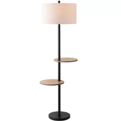 Kelsen Floor Lamp - FLL4076 - Black - Safavieh