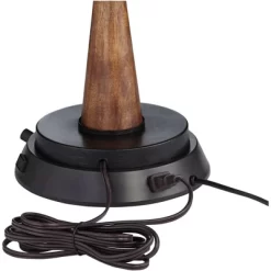 360 Lighting Bentley Rustic Farmhouse Table Lamp 29" Tall Brown Leaf With Dimmable USB Workstation Base Off White Empire Shade For Bedroom Living Room 8 360 Lighting Bentley Rustic Farmhouse Table Lamp 29" Tall Brown Leaf With Dimmable USB Workstation Base Off White Empire Shade For Bedroom Living Room -Lighting Discount Store GUEST f49da493 c12c 4227 816d 65c58a165cb1