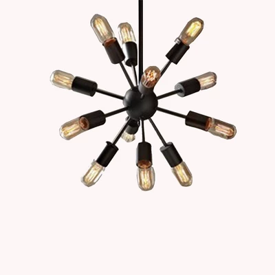 9" X 22" X 7" Herrick Edison Light Pendant Black - Warehouse Of Tiffany 2 9" X 22" X 7" Herrick Edison Light Pendant Black - Warehouse Of Tiffany - Image 2