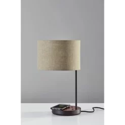 19.5" Oliver Charge Table Lamp Black - Adesso -Lighting Discount Store GUEST fd0ca723 076a 45e7 818a d77faac23fd1